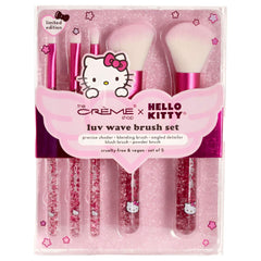 Limited Edition HELLO KITTY Luv Wave Makeup Brush Set of 5 – Cute & Fun