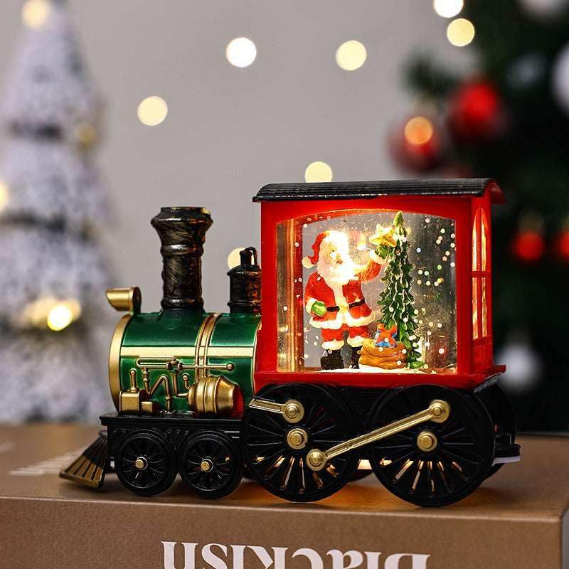 Décoration de Train Cadeau de Noël – Petite Lampe de Nuit!