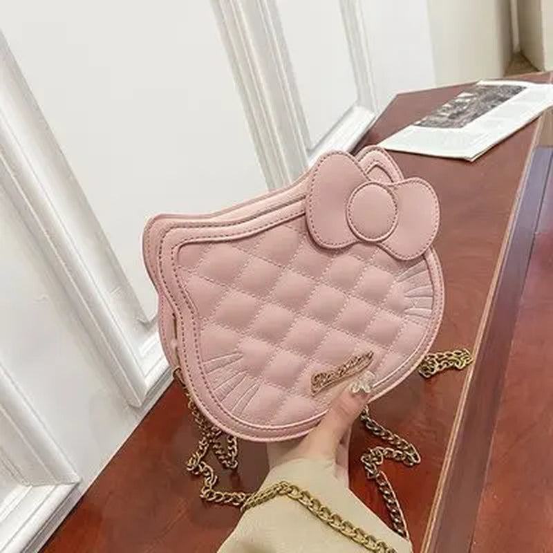 Hello Kitty Shoulder Bag & Mymelody Wallet  -  Trendy Cartoon Handbags