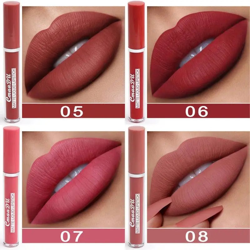 Matte Waterproof Lipstick – Non-Sticky, Must-Have for Your Makeup Kit