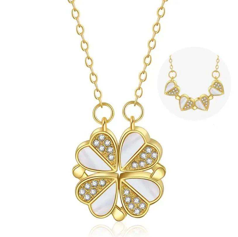 Leaf Clover Necklace Pendant