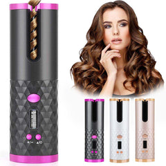 Rechargeable Automatic Hair Curler for Women–Portable Hair Curling