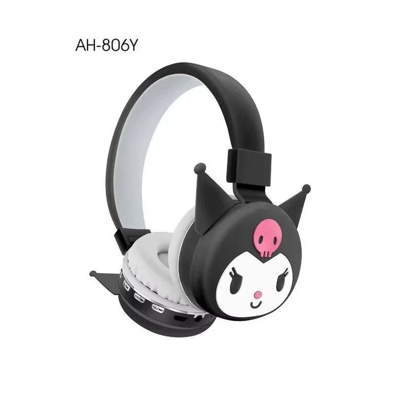 Hello Kitty Kuromi Bluetooth Wireless Headphones with Mic  - Foldable!