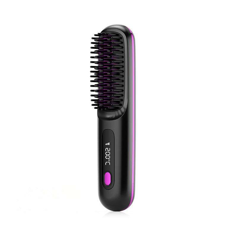 Ceramic Electric Comb LCD  -  Practical and Easy Hair Straightener !