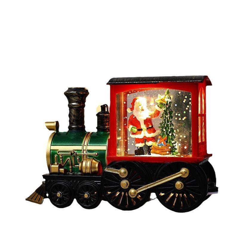 Décoration de Train Cadeau de Noël – Petite Lampe de Nuit!