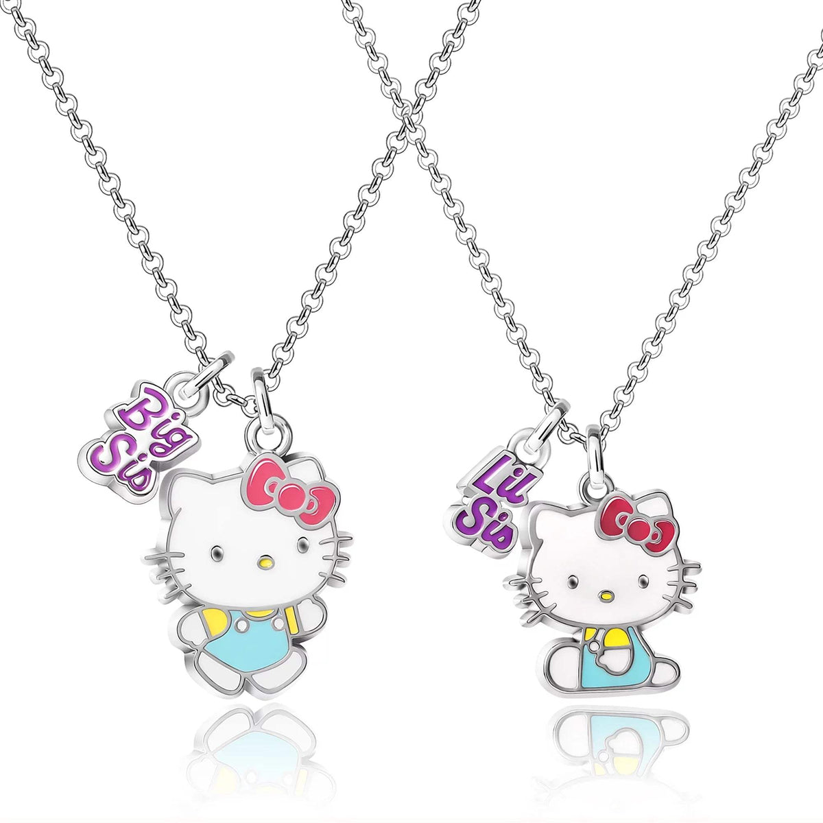 Hello Kitty Necklace Big Sis Little Sis Set with Hello Kitty Pendants!